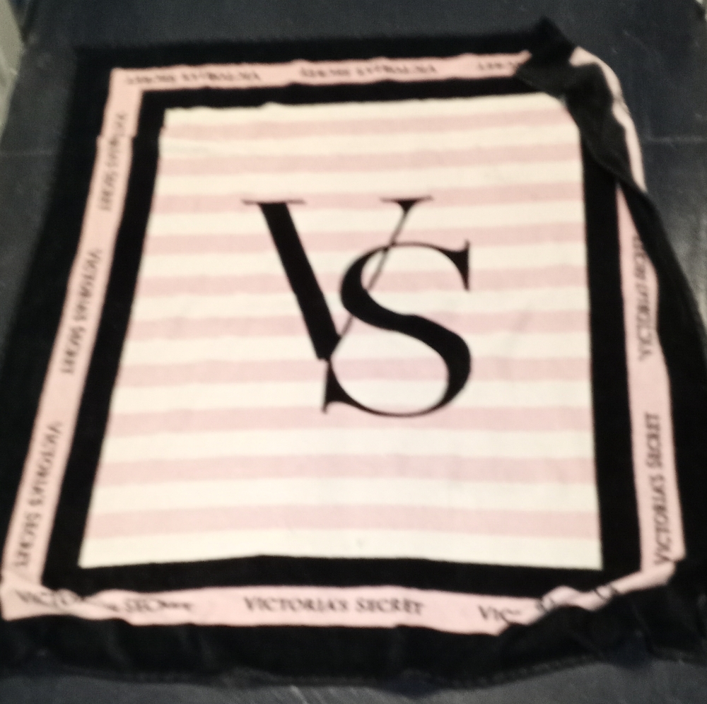 Victoria Secret velour throw blanket